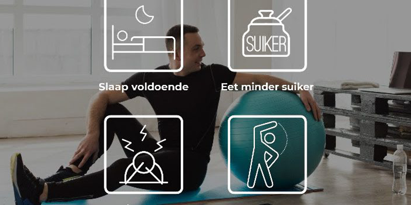 Afweer Man heeft sterke afweer door te bewegen